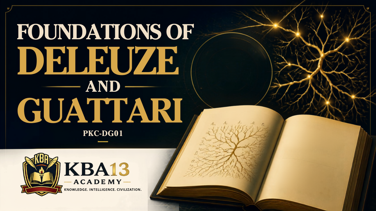 PKC-DG01 — Foundations of Deleuze and Guattari
