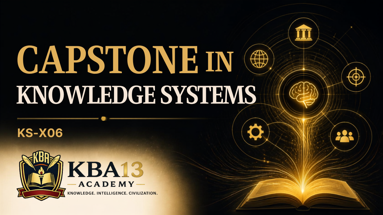 KS-X06 — Capstone in Knowledge Systems