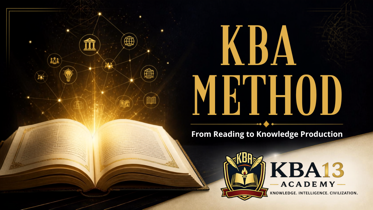 KS-F07 — The KBA Method: From Reading to Knowledge Production