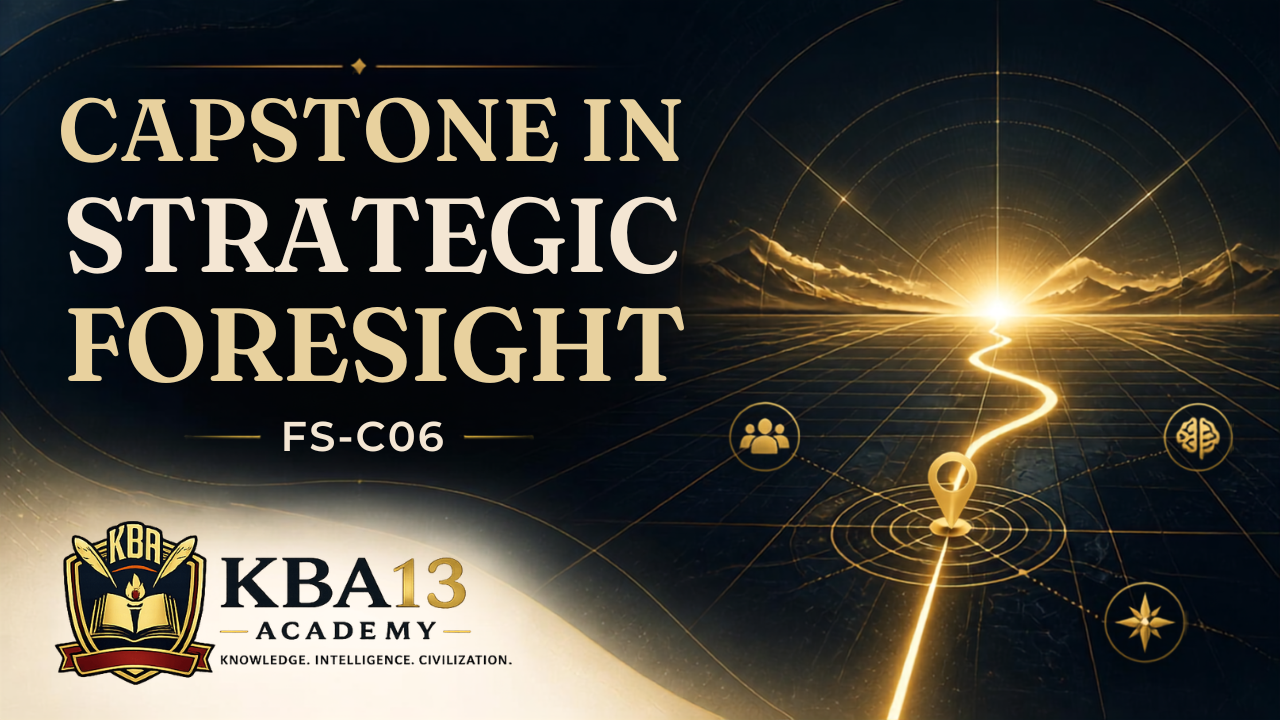 FS-C06 — Capstone in Strategic Foresight
