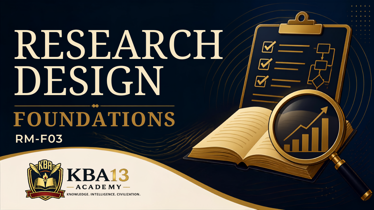 RM-F03 — Research Design Foundations