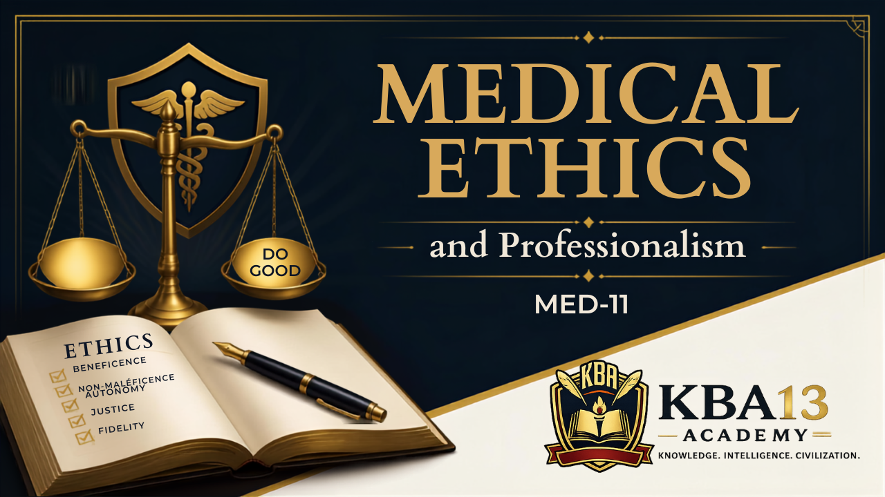 MED-11 — Medical Ethics and Professionalism