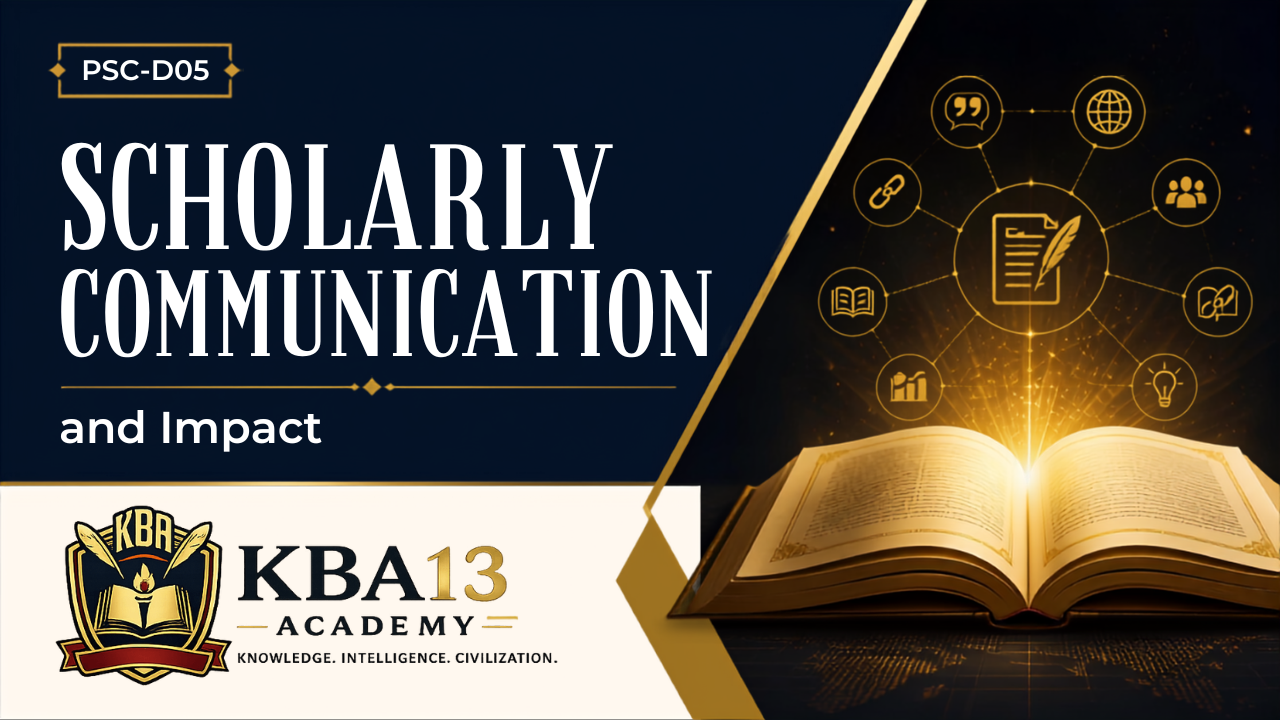 PSC-D05 — Scholarly Communication and Impact