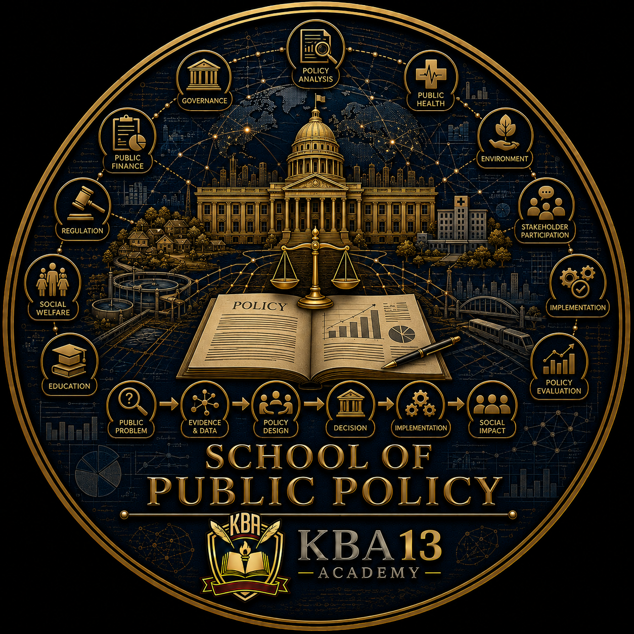 School of Public Policy emblem