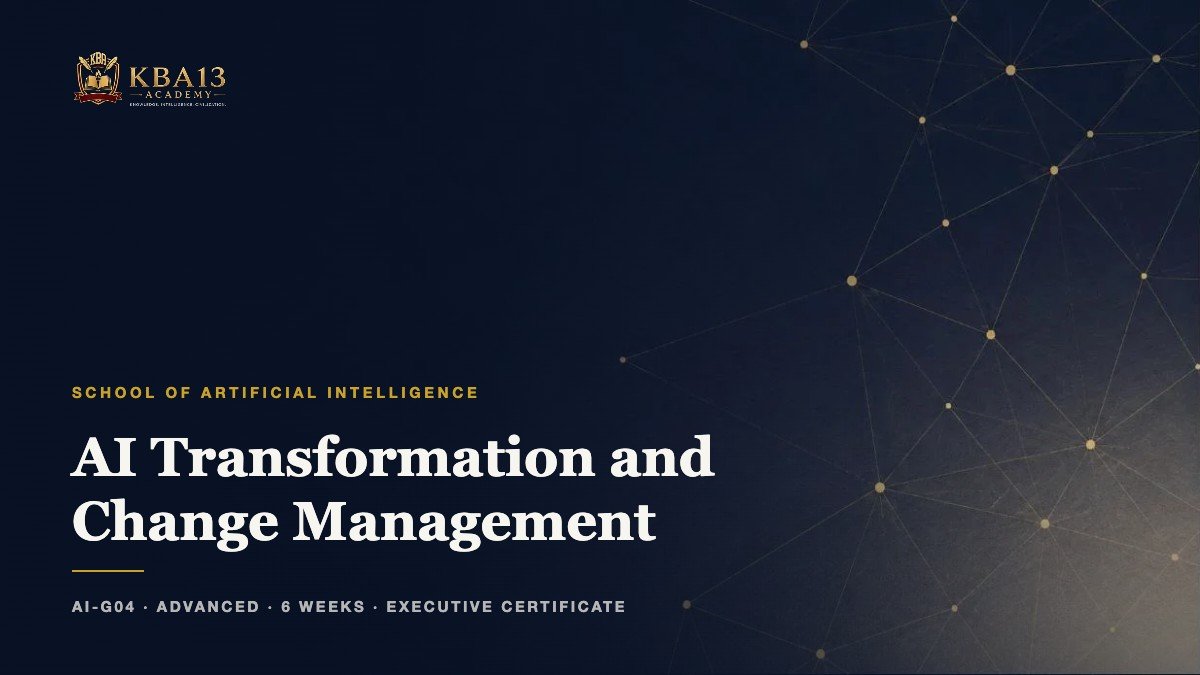 AI-G04 — AI Transformation and Change Management