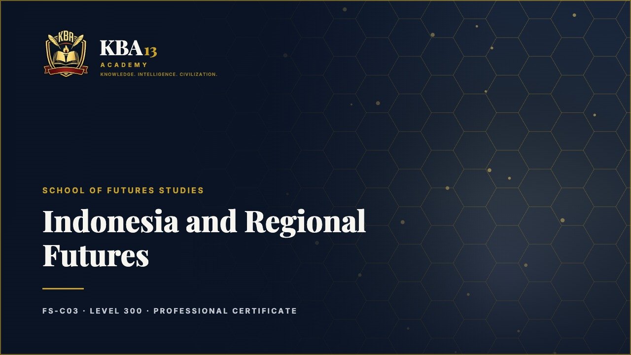 FS-C03 — Indonesia and Regional Futures