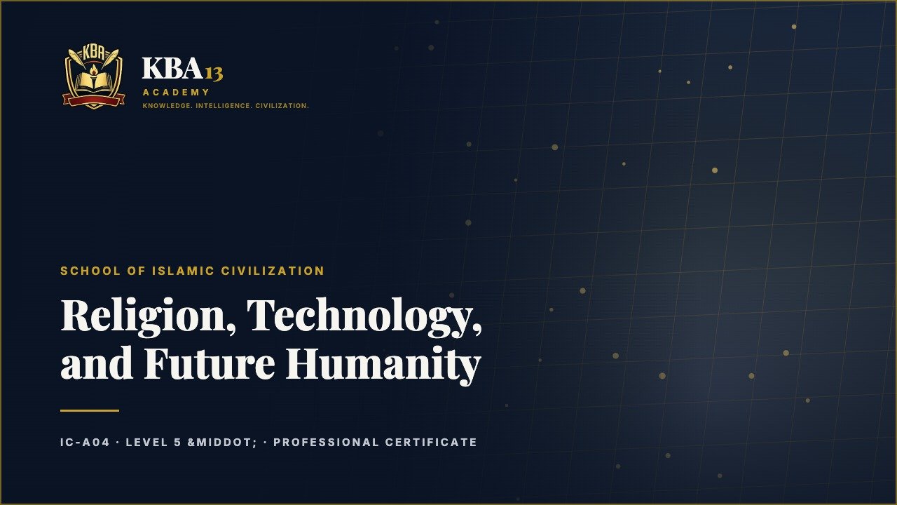 IC-A04 Religion, Technology, and Future Humanity