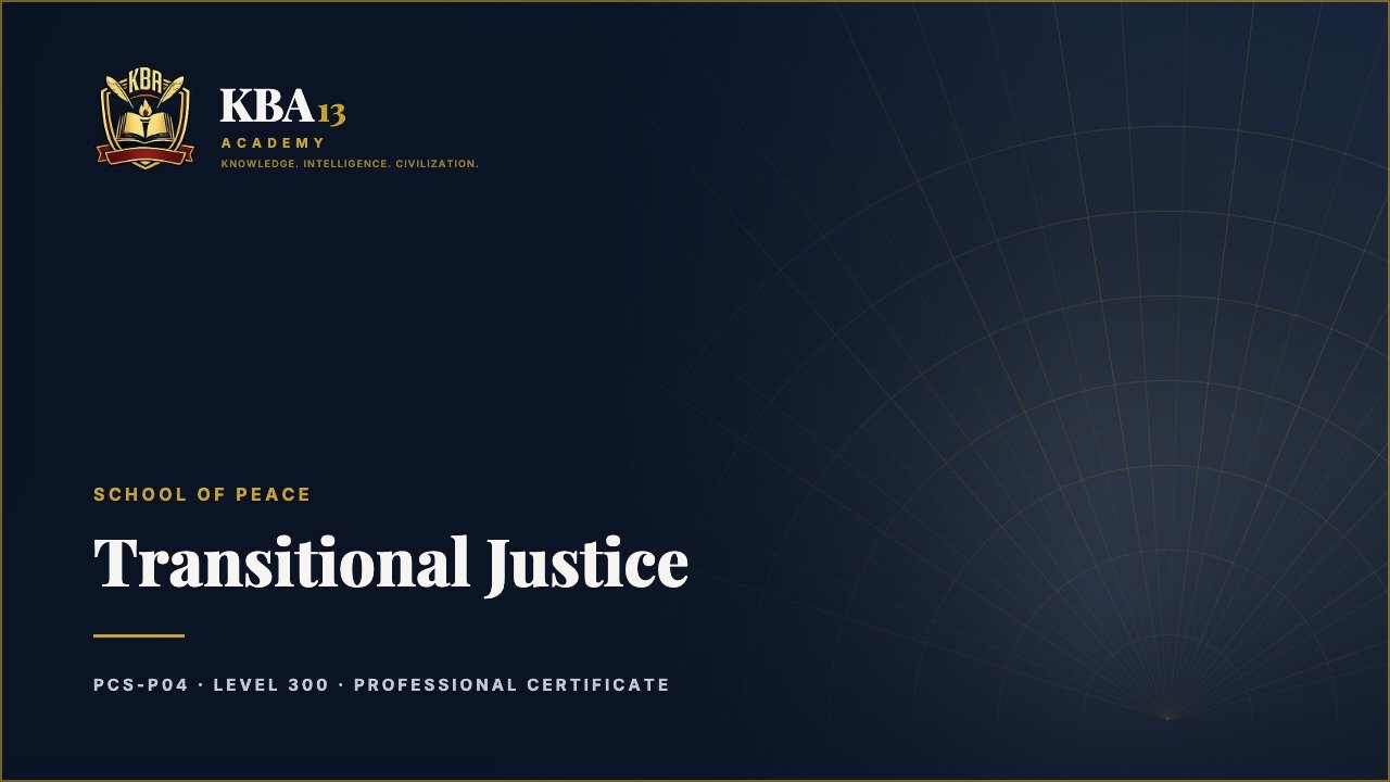 PCS-P04 — Transitional Justice
