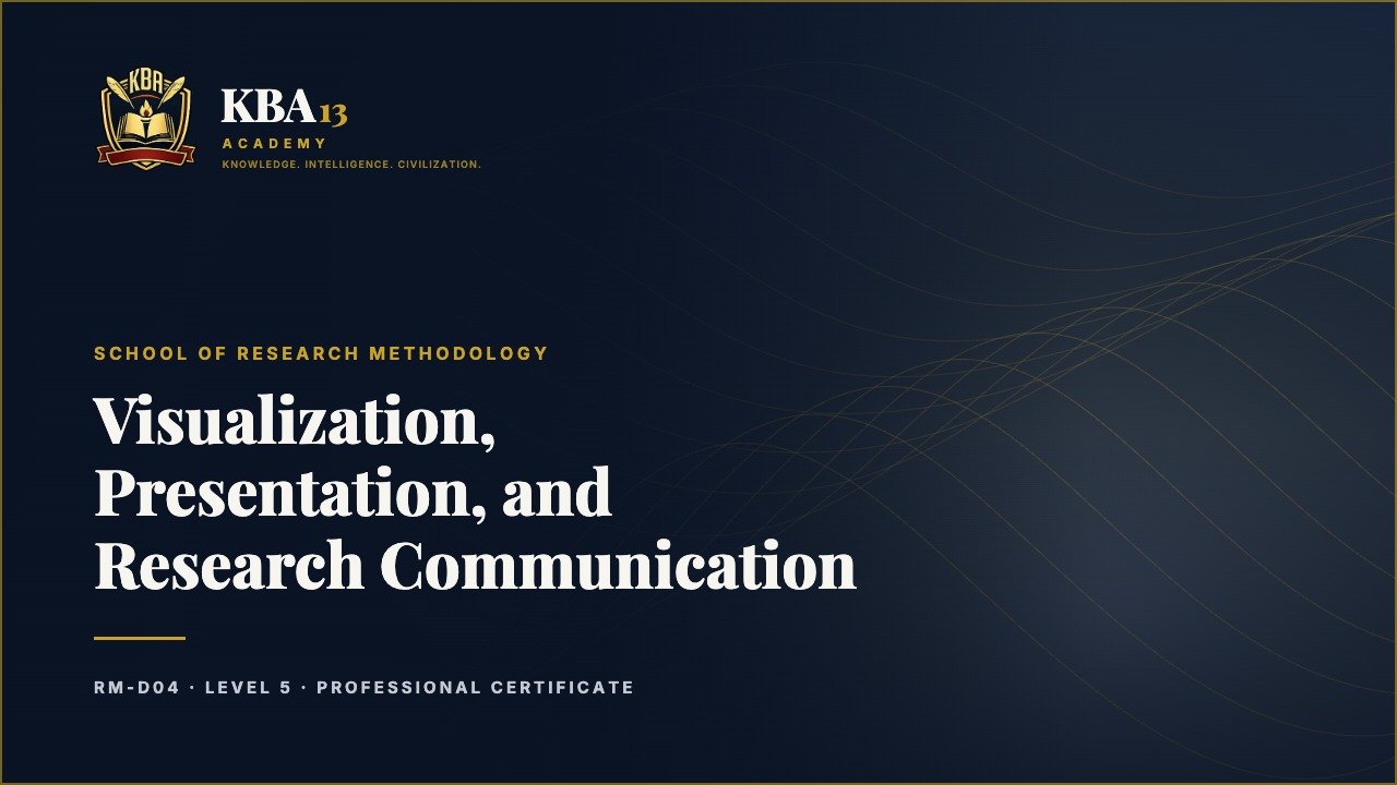 RM-D04 — Visualization, Presentation, and Research Communication