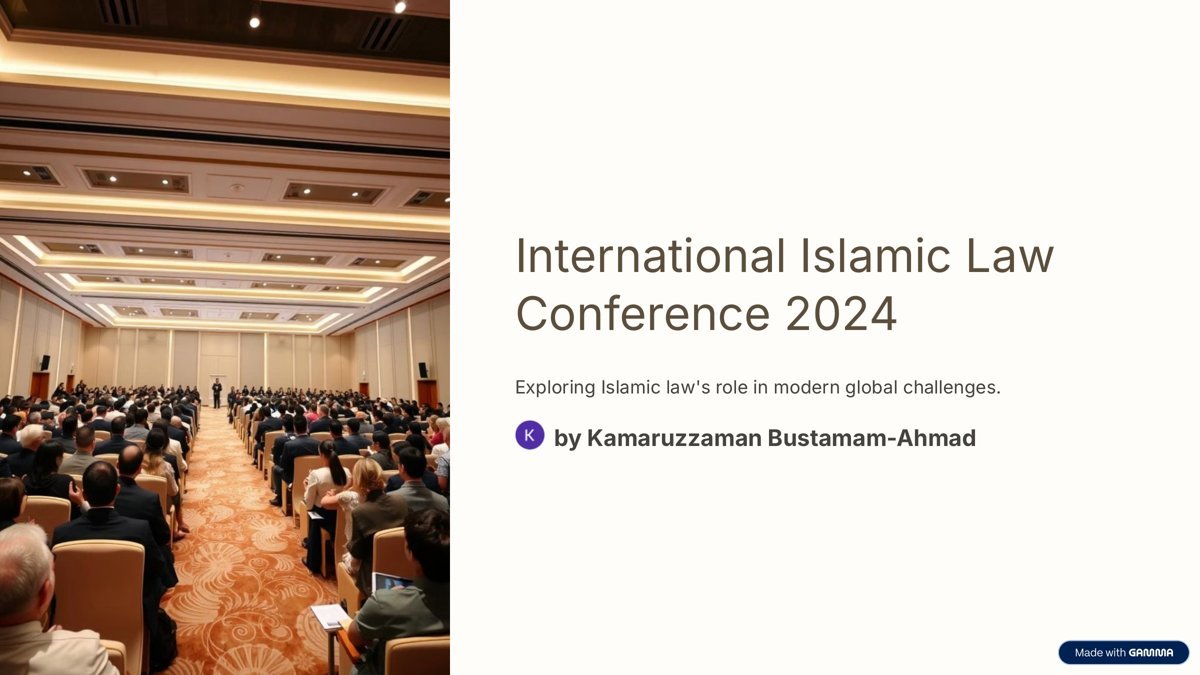 Exploring Islamic Law’s Role in Modern Global Challenges