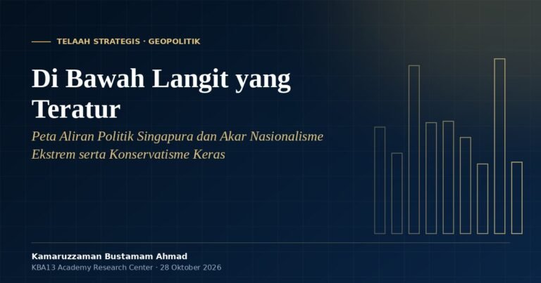 Di Bawah Langit yang Teratur: Peta Aliran Politik Singapura dan Akar Nasionalisme Ekstrem serta Konservatisme Keras di Negara-Kota