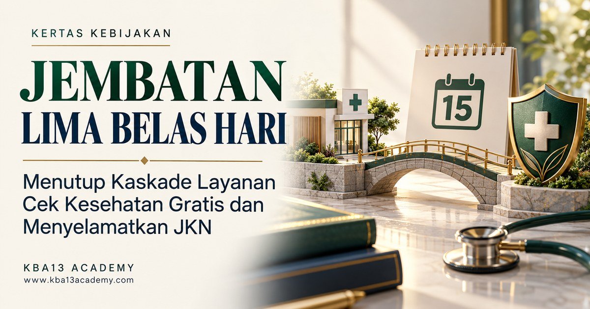 Jembatan Lima Belas Hari: Menutup Kaskade Layanan Cek Kesehatan Gratis dan Menyelamatkan JKN