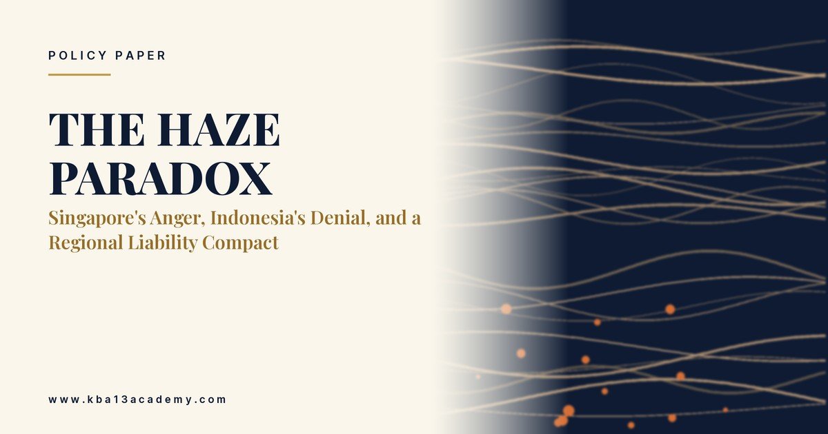 Paradoks Pencemar–Penerima Manfaat: Kemarahan Singapura atas Kabut Asap, Penyangkalan Indonesia, dan Urgensi Pakta Tanggung Jawab Regional