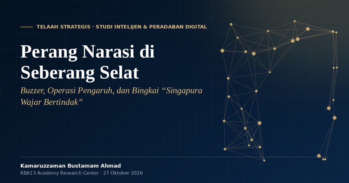 Perang Narasi di Seberang Selat: Buzzer, Operasi Pengaruh, dan Bingkai 'Singapura Wajar Bertindak' dalam Serangan terhadap Pemerintahan Prabowo