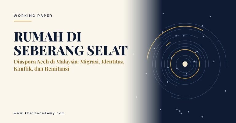 Rumah di Seberang Selat: Diaspora Aceh di Malaysia: Migrasi, Identitas, Konflik, dan Ekonomi Remitansi