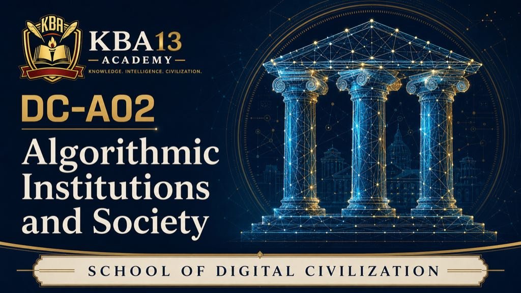 DC-A02 — Algorithmic Institutions and Society