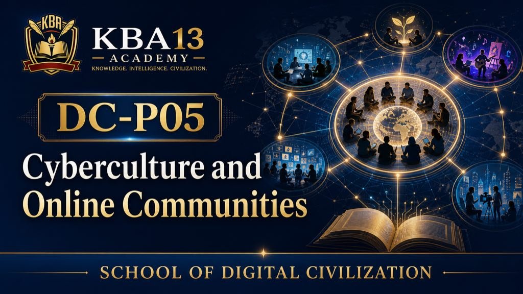 DC-P05 — Cyberculture and Online Communities