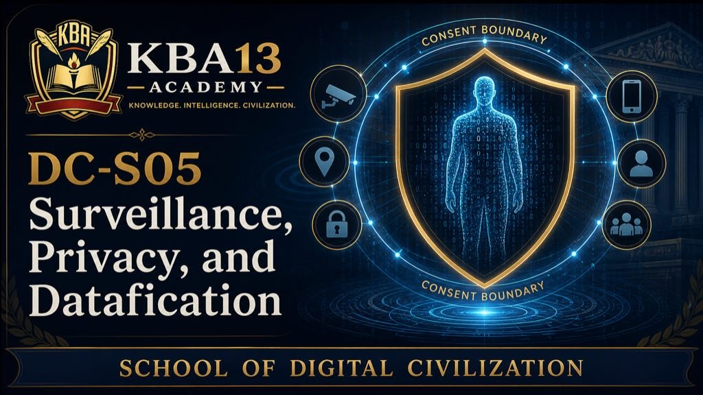 DC-S05 — Surveillance, Privacy, and Datafication